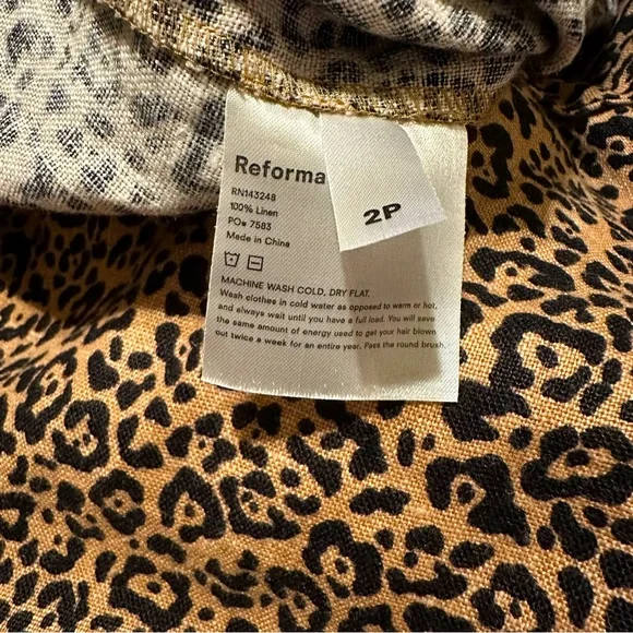 Reformation Jackie Cropped Linen Pants - Picture 8 of 10